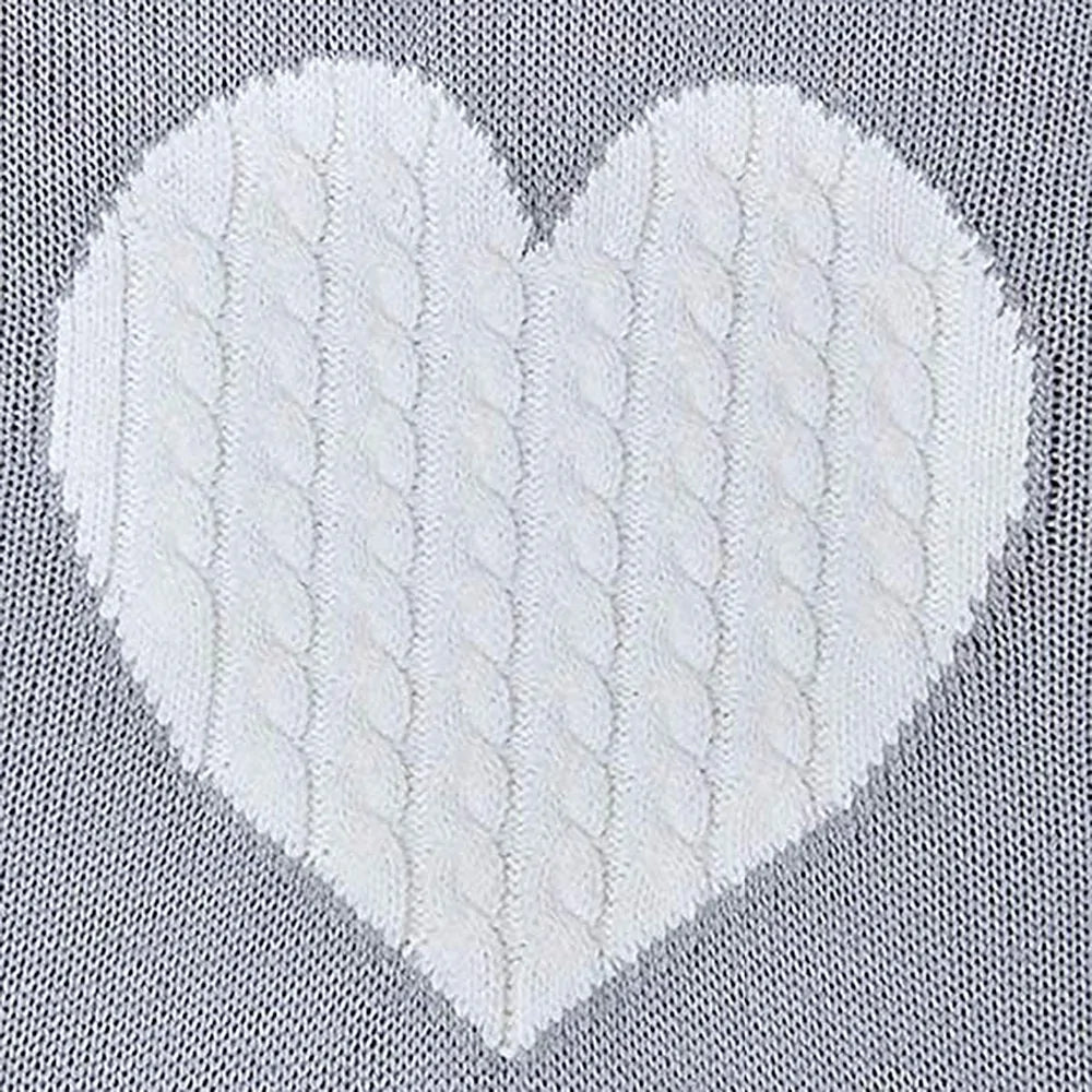 Comfy Casual Heart Sweater