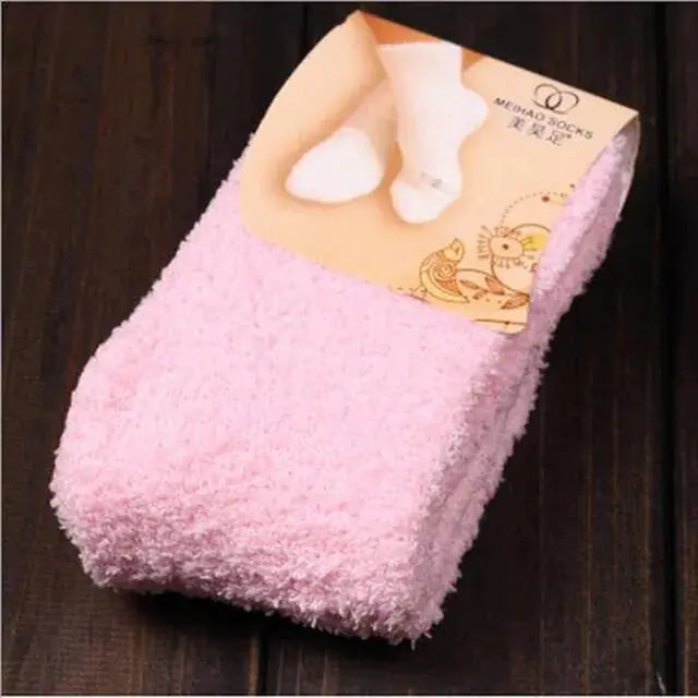 Cozy Pure-Color Socks