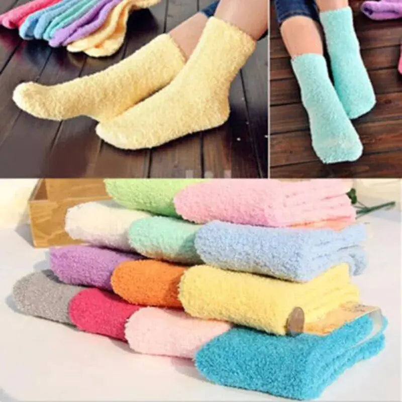 Cozy Pure-Color Socks