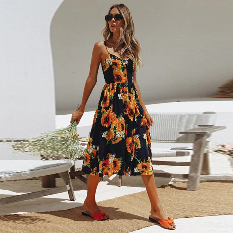 Flirty Fun Midi Dress