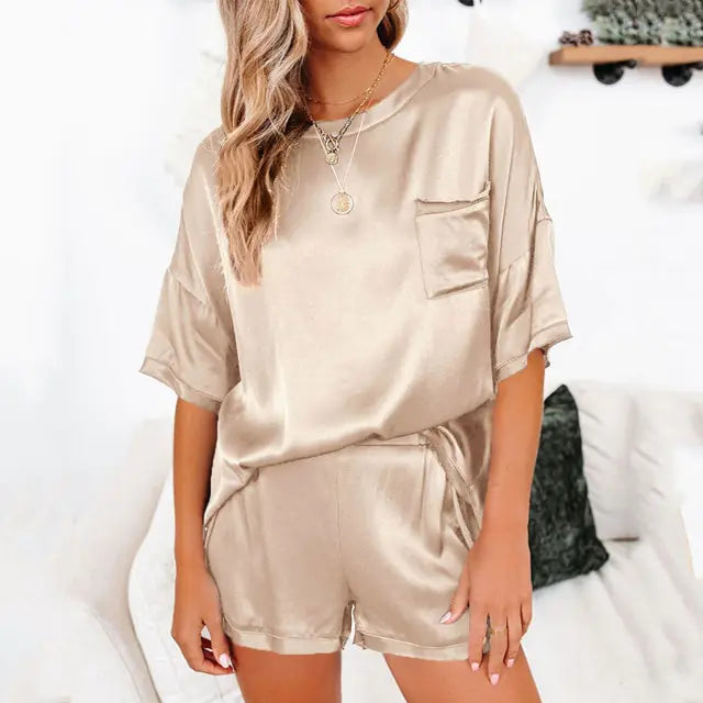 Satin Pajama Set