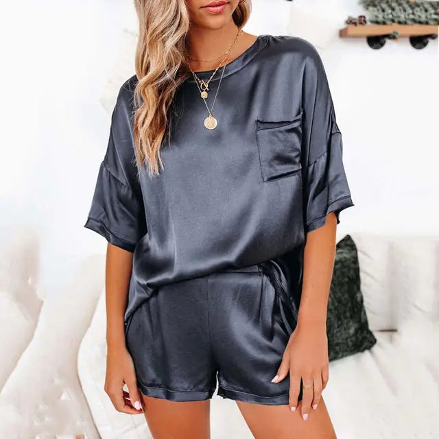 Satin Pajama Set