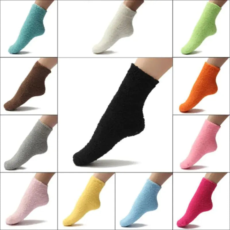 Cozy Pure-Color Socks