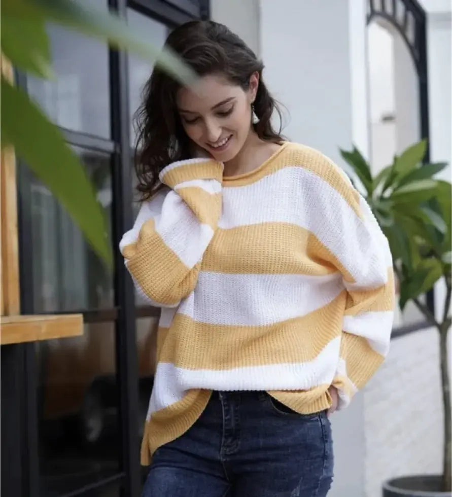 Chunky Striped Sweater