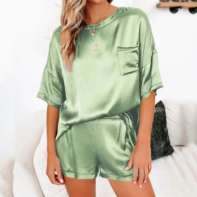 Satin Pajama Set