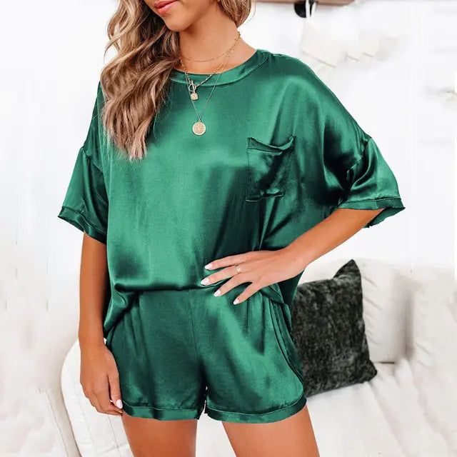 Satin Pajama Set